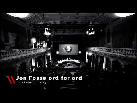 Jon Fosse ord for ord // Aftermovie dag 3