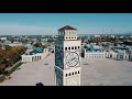 Город Тараз с высоты птичего полета/  Taraz qalasy / Мавзолей Карахана /Qarahan kesenesi ,Шахиристан