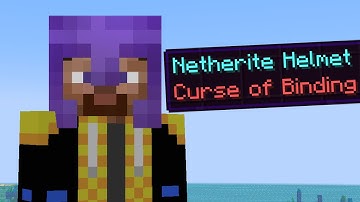 Getting a really crappy netherite helmet. that