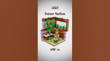 LEGO Potter Habitat- CMF 24 #legomoc #afol #lego #legohabitat #legocmf #legominifigures