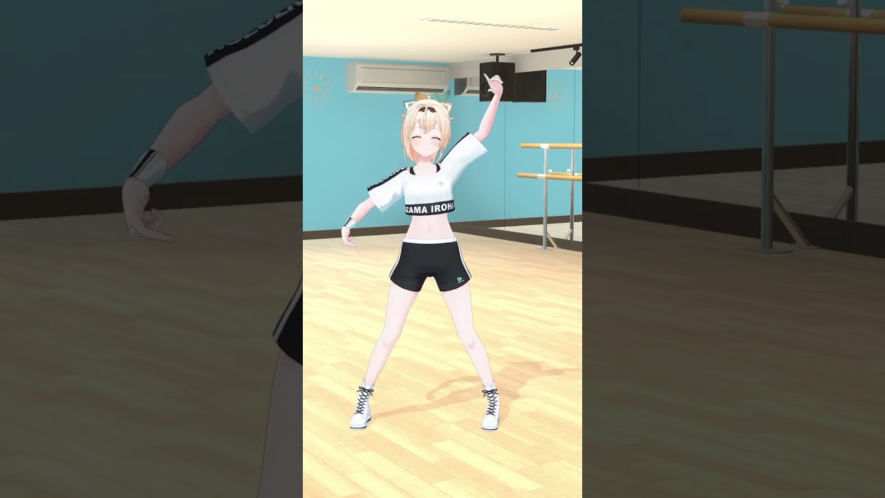 最近筋トレ頑張ってます💪 #shorts #風真いろは #ラミイズバリバリワークアウト