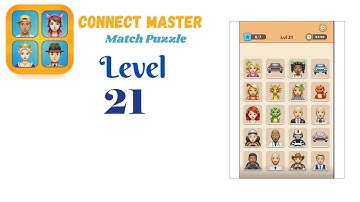 Connect Master Level 21 | Match Puzzle | Visual Logic Puzzle Gameplay 🧠✨