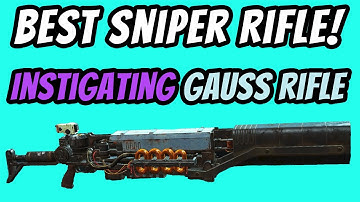 Farming the best SNIPER RIFLE in FALLOUT 4 (Instigating Gauss Rifle) - Live Gameplay
