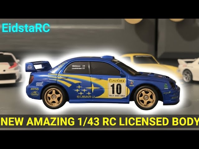 Another New 1/43 RC with a LICENSED BODY!!! Amazing!!! - YouTube