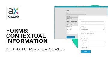 Contextual Input Fields in Forms | Axure RP: Noob to Master Ep8
