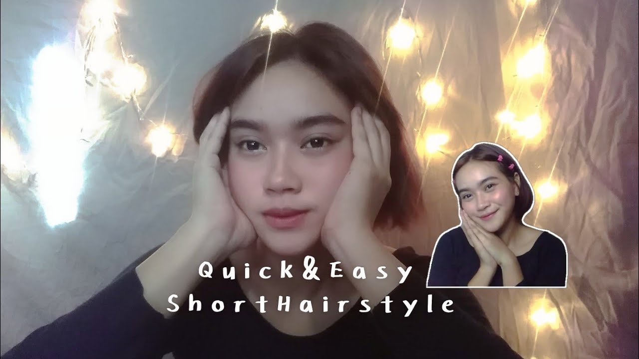EASY HAIRSTYLE FOR SHORT HAIR YouTube easy-hairstyle-for-short-hair-youtube