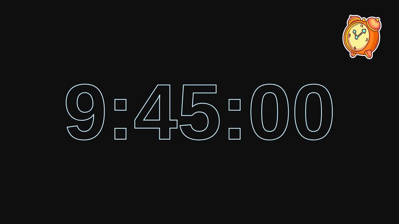 9 Hour 45 Minute Timer Alarm Clock YouTube 9-hour-45-minute-timer-alarm-clock-youtube