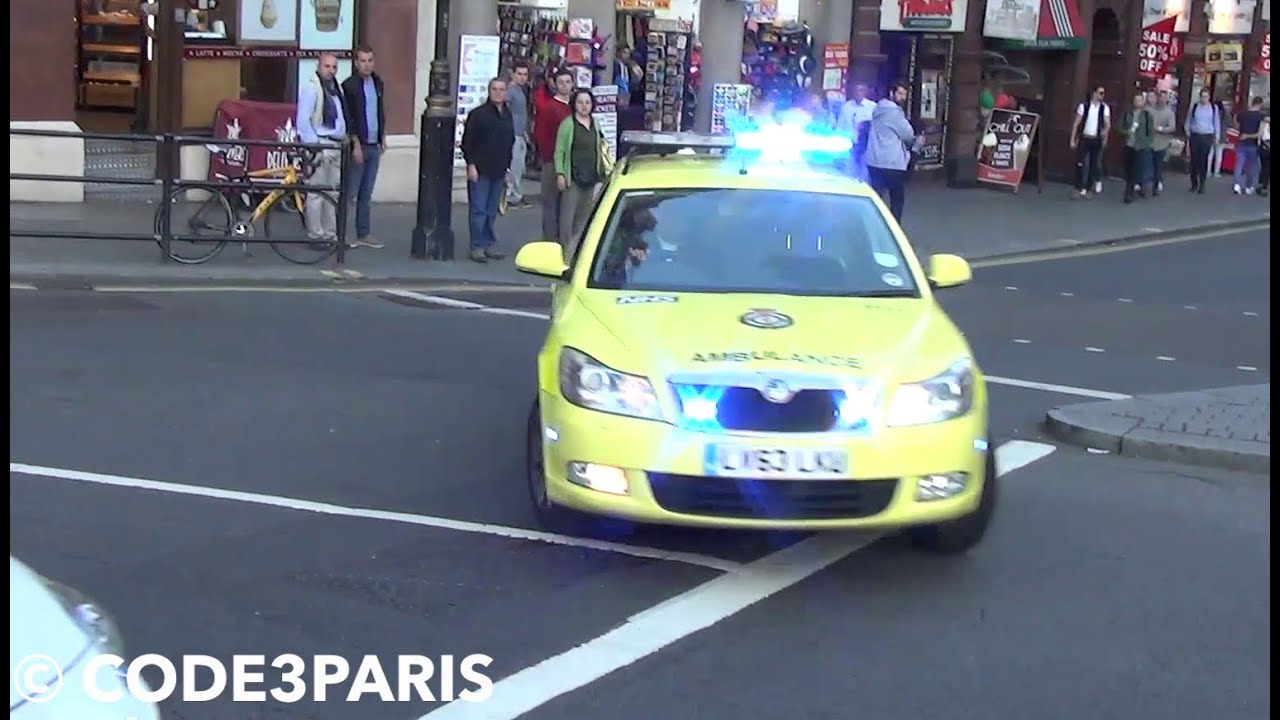 London Ambulance Skoda Octavia Rapid Response Vehicle - YouTube