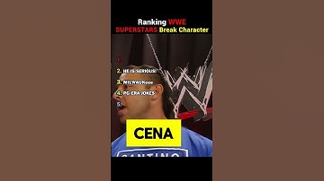 Top 5 Times WWE Wrestlers Broke Character