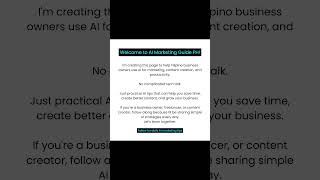 Welcome to AI Marketing Guide PH!