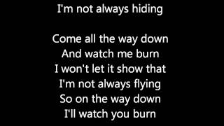 Video thumbnail of "Three Days Grace - Burn [Lyrics]"