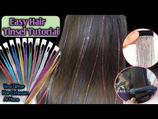 Fairy Hair Tinsel - How to remove hair tinsel extensions - Mirella