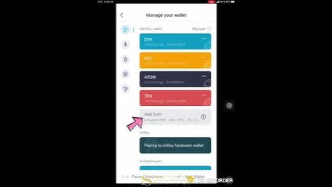 การเปลี่ยน ETH Chain เป็น Tron Chain ใน Im Token