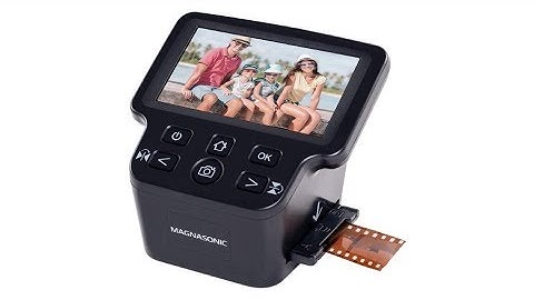 Magnasonic All-in-One 22MP Film Scanner with Large 5" Display & HDMI