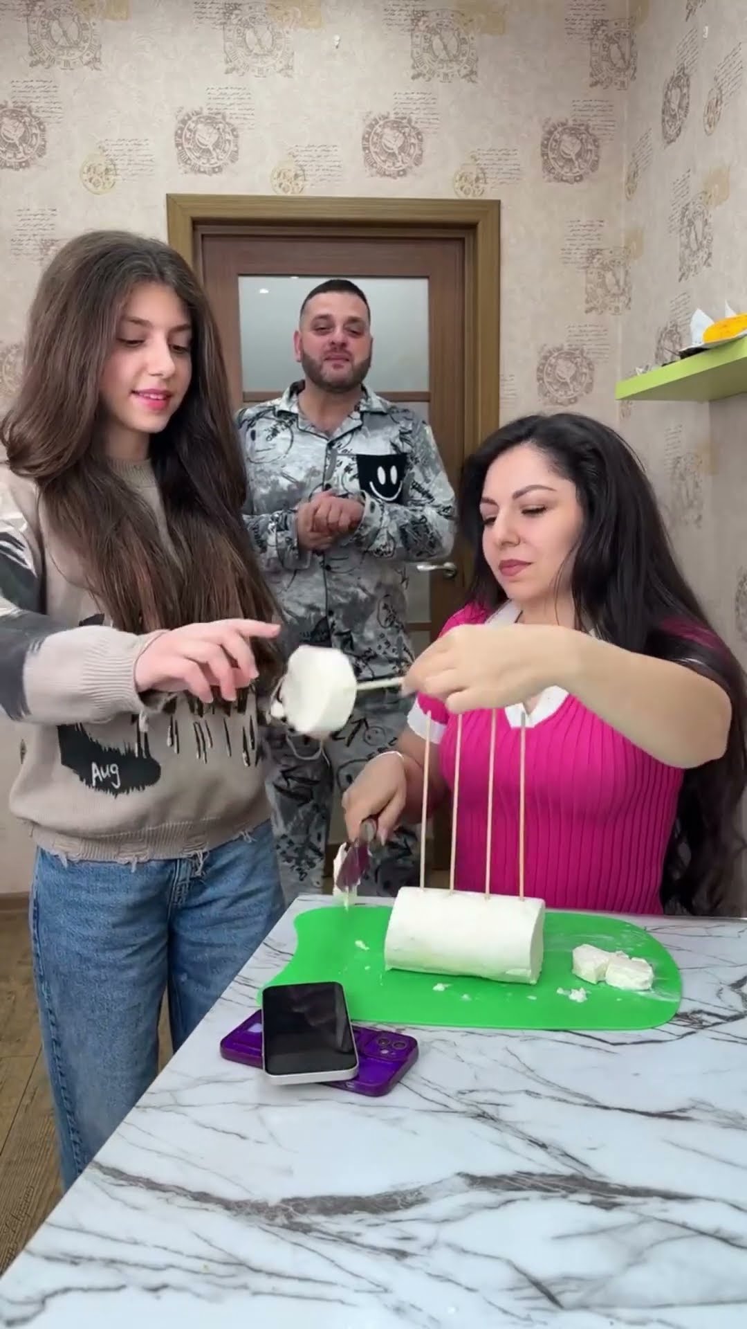 eat candy instead using phone #shortsvideo