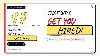 17 Power BI Interview Questions That Will GET YOU HIRED in 2026! (DAX Code Included)
