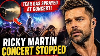Panic Erupts as Tear Gas Shuts Down Ricky Martin Concert