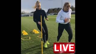 Alisha Lehmann Training Exclusive