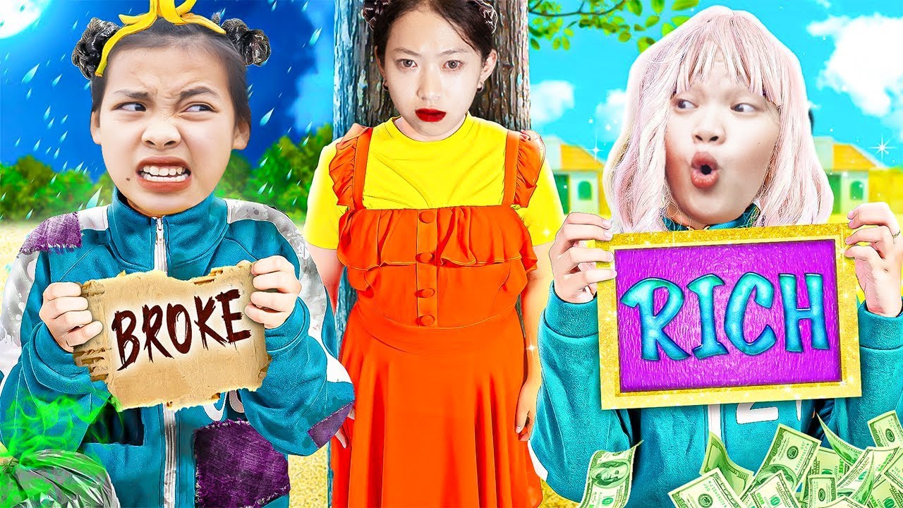 Rich Kid Vs Poor Kid Red Light Green Light Challenge Very Sad Story