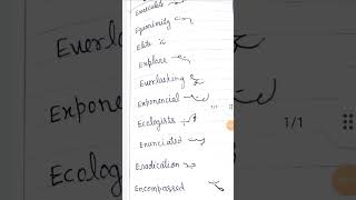 Important outline english shorthand screenshot 1