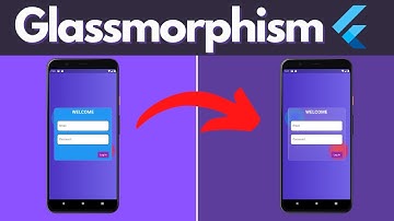 Flutter Glassmorphism UI | Two Ways To Get Glassmorphism | Flutter Tutorials