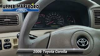 Used 2006 Toyota Corolla CE, Upper Marlboro, MD P1474