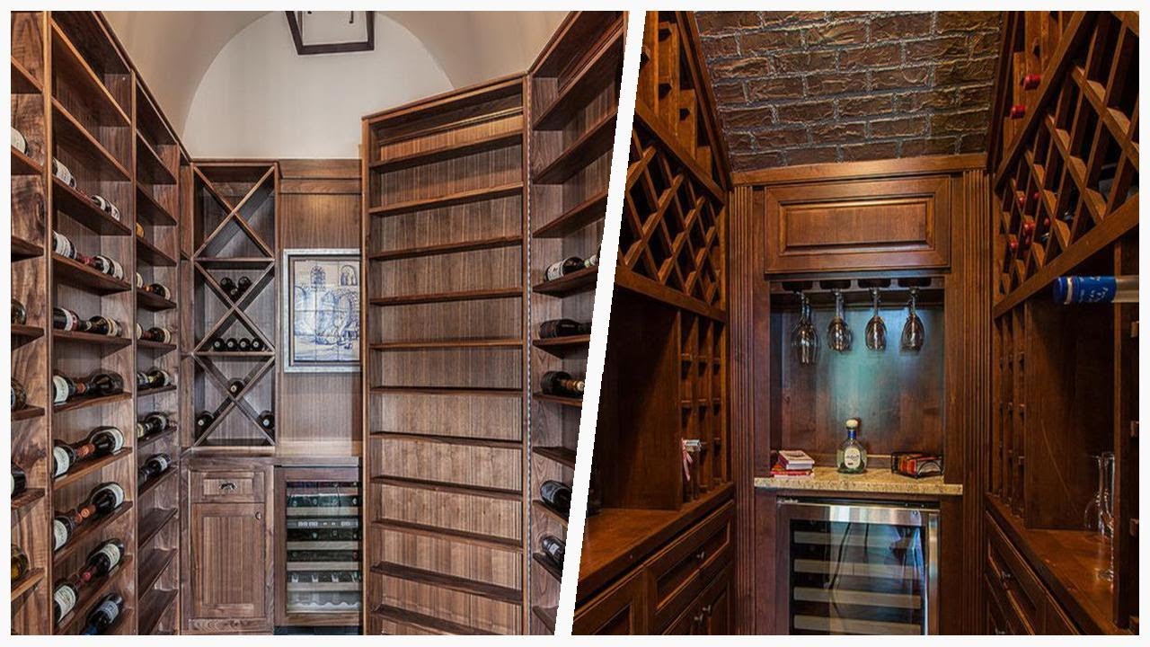 75 Traditional Brown Wine Cellar Design ⭐️ - YouTube