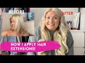 HOW TO APPLY LULLABELLZ HAIR EXTENSIONS & REVIEW - HIT OR MISS? | MAEVEJARRET