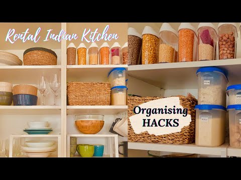Kitchen Cabinet Organization (Ideas For Indian Kitchen) - Fun FOOD Frolic