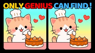 🧠🧩【Spot the Difference】 ONLY GENIUS CAN FIND 《 A Little Difficult 》