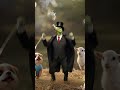 Gentleman Lizard Goes WILD on a Haystack 🦎🎩 Farm Dance Dopamine Boost | #shorts #ai #แมว #funnycats
