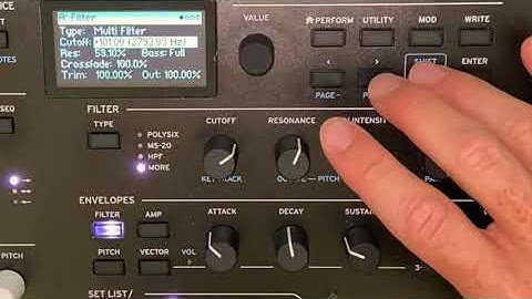 Korg Wavestate Filter Tutorial: Turn One Filter into SIX