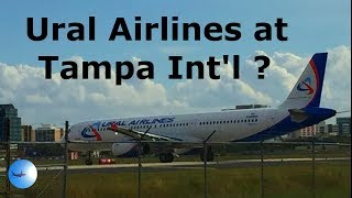 A Surprise Visit From Russias Ural Airline At Tampa Tpaspotting