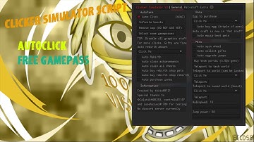 Clicker Simulator Script Free Gamepass AutoBuyEgg | Roblox