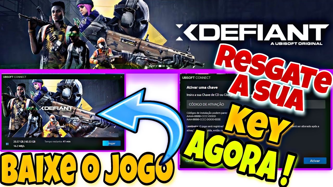 Como Baixar o X-DEFIANT - Key Limitada #xdefiant - YouTube