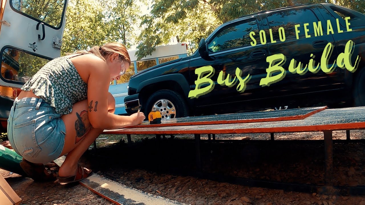 Subfloor Complete - Part Two - Plus Big News! | Bus Conversion - YouTube