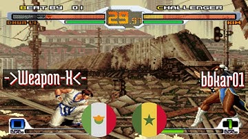 FT5 @svcsplus: - Weapon-X - (MX) vs bbkar01 (SN) [SNK vs Capcom svc Fightcade] Jul 2