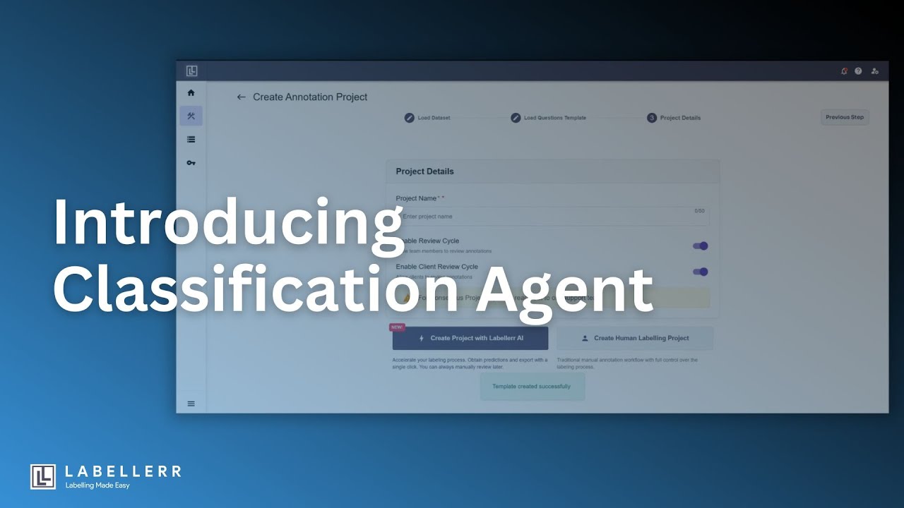 Introducing Classification Agent | Labellerr's New Automated Annotation Workflow