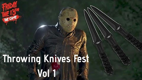 Throwing Knives Compilation! (Funny Moments) Vol #1 - Friday the 13th: The game