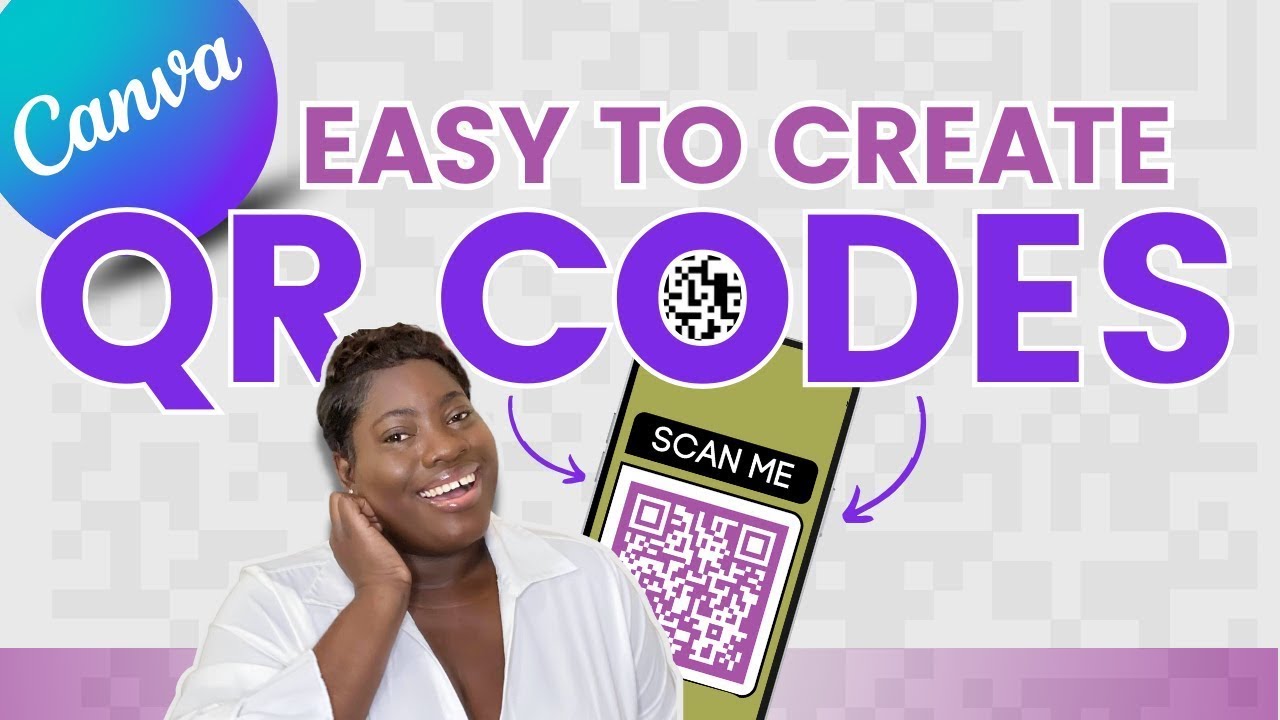 Create EASY Custom QR Code in Canva for Your Website, YouTube and ...