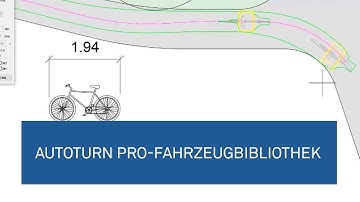 Fahrrad Bibliothek - AutoTURN Pro