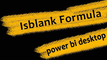 how to use if condition + isblank formula in power bi desktop | real time dax functions