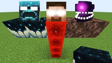 what if you create a MUTANT WARDEN HEROBRINE STORM in MINECRAFT