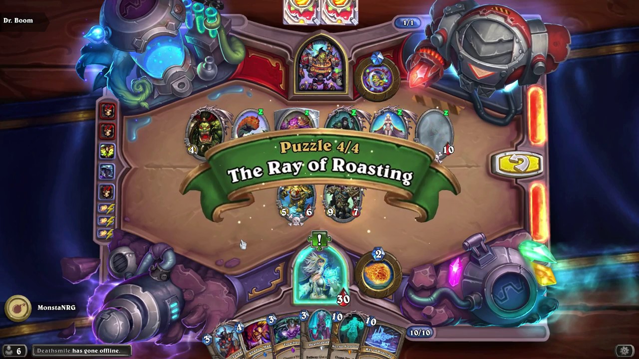 [ PC ] Hearthstone Boomsday Puzzle Lab Mirror The Secret Lab All Solutions