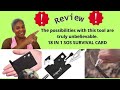 Review 18 in 1 SOS Survival Card