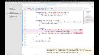 SwiftData Mini Project Things2Learn App PART 11