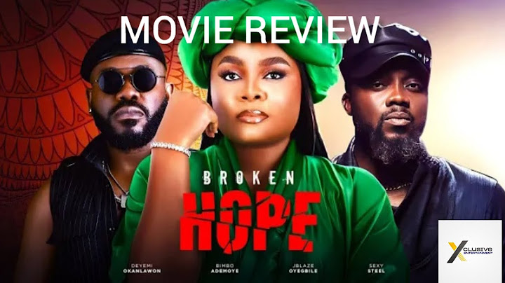 MOVIE REVIEW- BROKEN HOPE (Nollywood movie update) Bimbo Ademoye, Jblaze, Deyemi Okanlawon, Zack O.