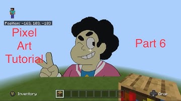 Mincraft pixel art tutorial Steven universe part 6