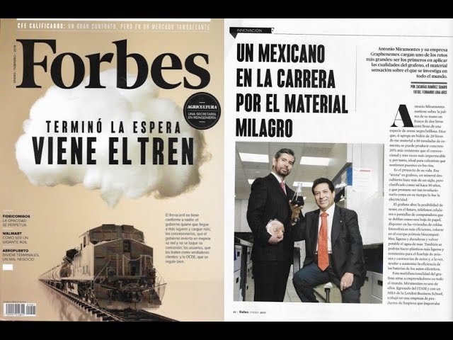 Forbes destaca la innovación de Graphenemex en el mundo del grafeno