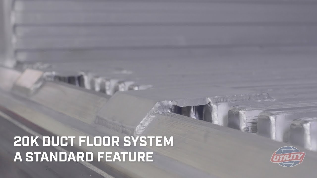 20K Duct Floor System | Utility Trailer Manufacturing
